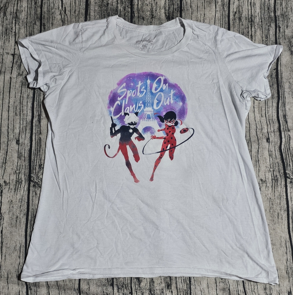 White Graphic Tee for Kids